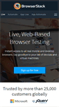 Mobile Screenshot of browserstack.com
